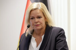 Almanya İçişleri Bakanı Nancy Faeser.