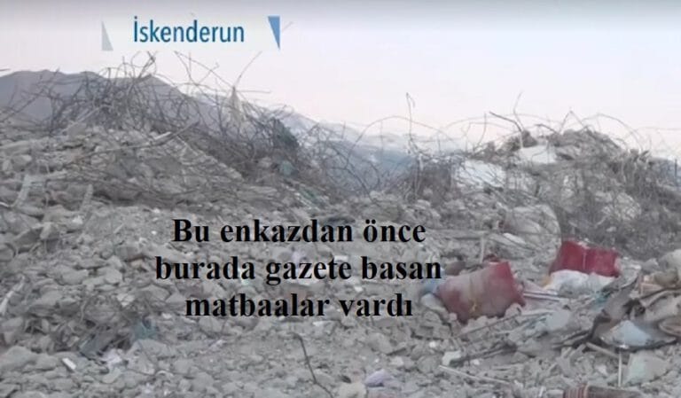 Yerel medyada enkaz altında kaldı