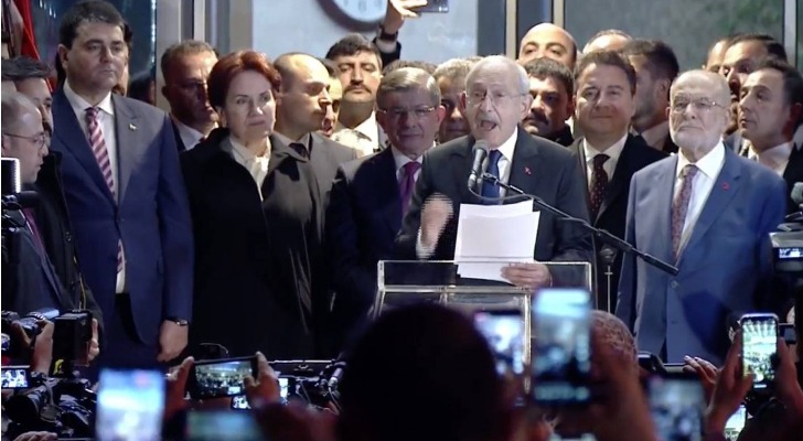Millet ittifakının Cumhurbaşkanı adayı Kemal Kılıçdaroğlu!