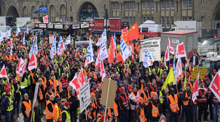 Almanya’da grev ve protesto eylemleri işe yaradı: Görüşmelerde uzlaşma sağlandı