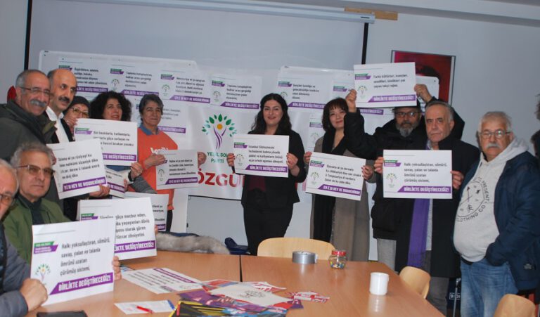 Yeşil Sol Parti, Hamburg’da seçim bürosu açtı