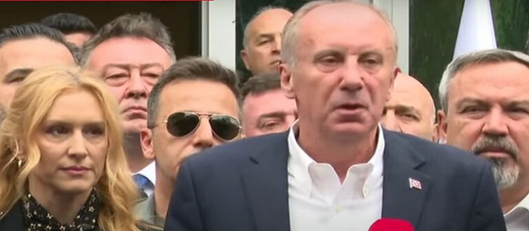 Muharrem İnce cumhurbaşkanlığı adaylığından çekildi
