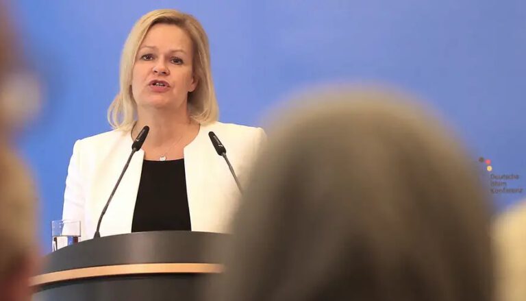İçişleri Bakanı Faeser: Sınır kontrollerinin süresini uzatacağız