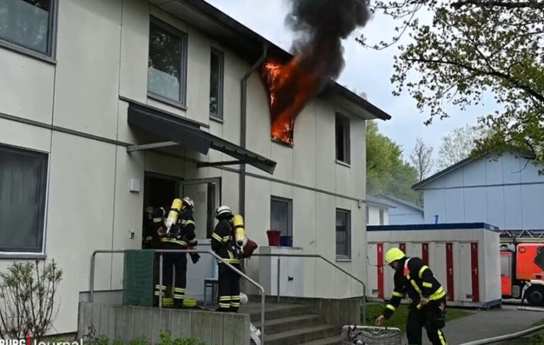 Hamburg’daki mülteci merkezinde çıkan yangında bir kişi öldü