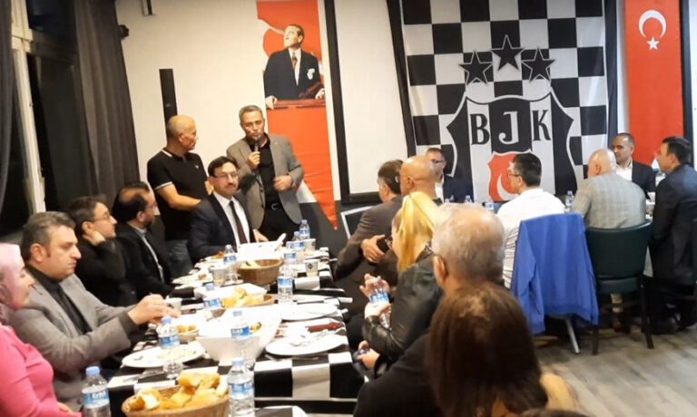 Kuzey Almanya Beşiktaşlıların iftar yemeğinde spor, siyaset ve eğitim konuşuldu