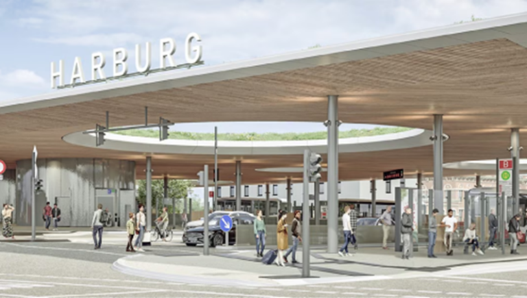 Harburg otobüs terminali yeniden inşa edilecek: Otobüs duraklarının yeri değiştirildi