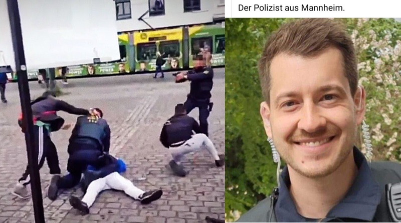 Mannheim’da islam karşıtı gösteride bıçaklanan polis memuru hayatını kaybetti
