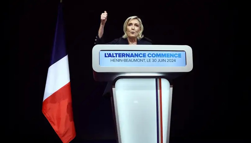 Fransa’daki seçimlerin galibi faşist Ulusal Birlik