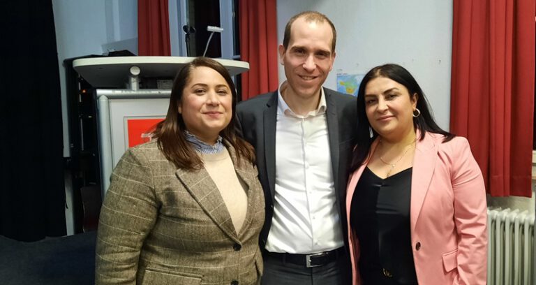 Hamburg Türk Toplumuyla bir araya gelen Thering’den mesaj: “Kimse endişelenmek zorunda olmamalı”