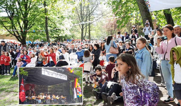 Hamburg’da Başkonsolosun ikinci kez katılmadığı 23 Nisan kutlamasında 15 bin kişilik coşku