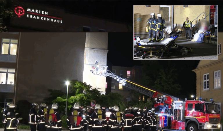 Hamburg Marien Hastanesi (Marienkrankenhaus)’nde Yangın: 3 Ölü, 40 Yaralı