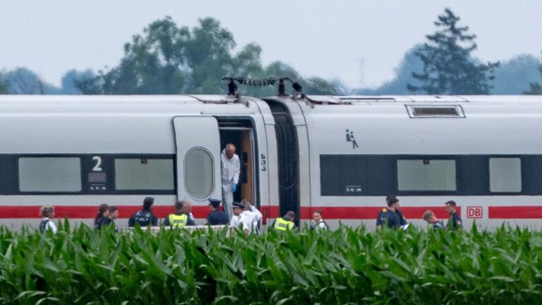 Hamburg –Viyana seferini yapan ICE Treninde Çekiçli Saldırı: 4 Yaralı, Zanlı Gözaltında