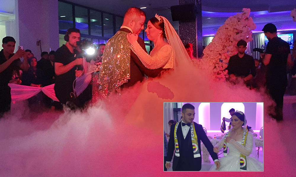 Harburg’daki Muhteşem Düğünde Fenerbahçeli Geline İmzalı Forma Sürprizi!