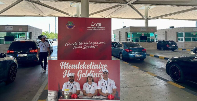 YTB’den Sınır Kapılarında “Karşılama ve Uğurlama” Hizmeti