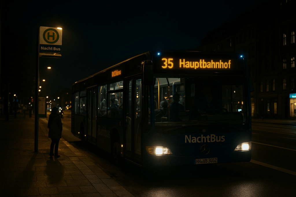 Hamburg Gece Otobüsü Ağı Yenileniyor: SPD ve Yeşiller’den Düzenleme