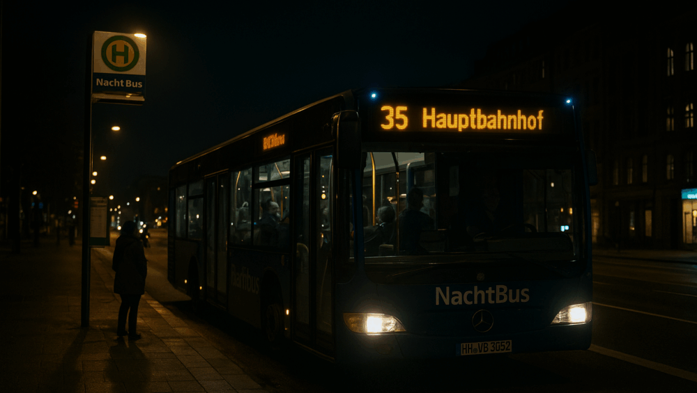 Hamburg Gece Otobüsü Ağı Yenileniyor: SPD ve Yeşiller’den Düzenleme