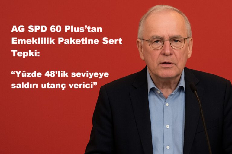 AG SPD 60 Plus’tan Sert Uyarı: “Emeklilik Paketi Üzerindeki Saldırılar Utanç Verici”