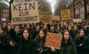 Askerlik Yasasına Tepki Büyüyor Hamburg’da Protesto Çağrısı: Cuma Günü Gençlerden Ülke Çapında Okul Grevi