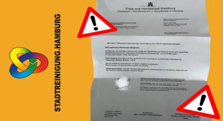 Hamburg Stadtreinigung’dan Dolandırıcılık Uyarısı: Sahte ödeme taleplerine dikkat!