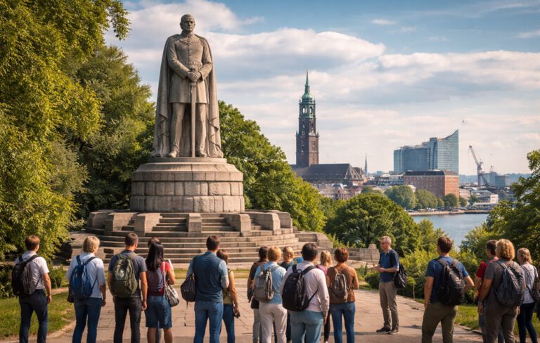 Hamburg’un tartışmalı sembolü Bismarck Anıtı: Kolonyal tarih artık rehberli turlarla anlatılacak