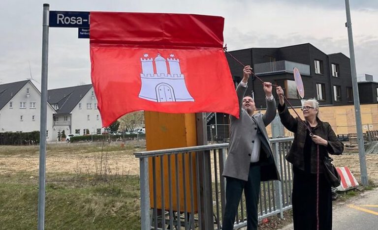 Hamburg’da tarihi bir an yaşandı: Sintiza Rosa Kiela Weiß’in adı bir caddeye verildi!