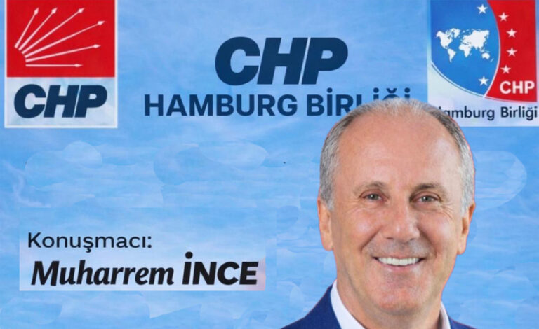 Muharrem İnce, Hamburg’da Türk Toplumuyla Türkiye Gündemini Tartışacak