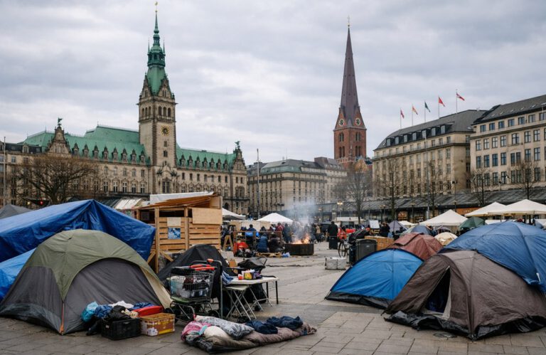 Hamburg’da Evsizlik Sorununa Karşı ‘Sokak Ev Değildir’ Eylem Kampı Başlıyor