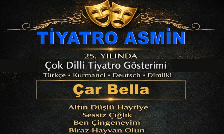 Hamburg’da Tiyatro Asmin’den 25. Yıla Özel Çok Dilli Sahne Buluşması