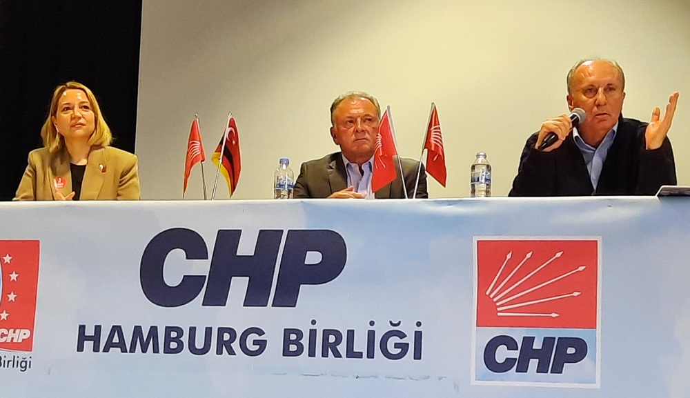 Muharrem İnce Hamburg’da konuştu: “Türkiye zor bir dönemden geçiyor”