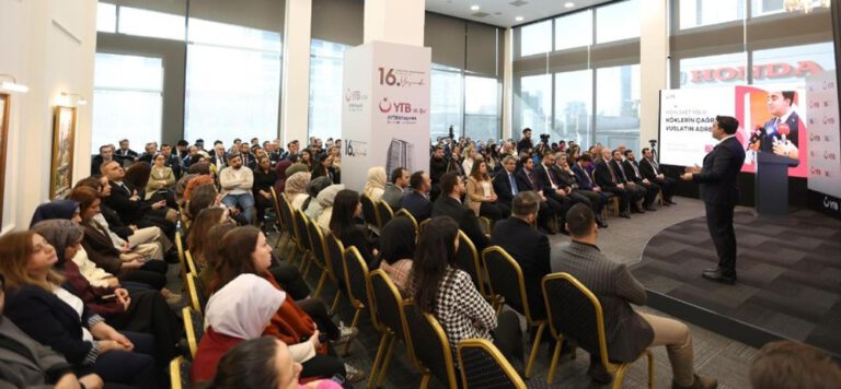 YTB 16. Yılında Güçlü Mesaj: “Geleceğe Yatırım Yapan Bir İnsan Hazinesiyiz”