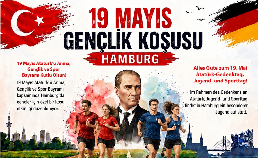 Hamburg’da 19 Mayıs Gençlik Koşusu ve Spor Festivali için geri sayım başladı
