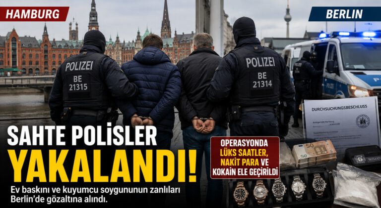 Hamburg’daki Sahte Polis Soygununun Zanlıları Berlin’de Yakalandı