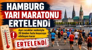 Aşırı sıcaklar nedeniyle Hamburg Yarı Maratonu son anda ertelendi