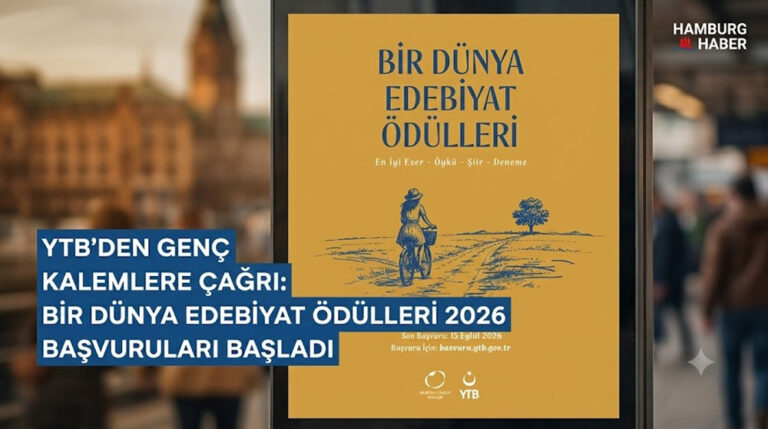 YTB’den Almanya’daki Genç Kalemlere Çağrı: “Bir Dünya Edebiyat Ödülleri” Başvuruları Başladı