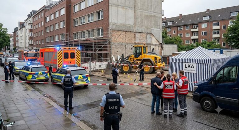 Hamburg Rotherbaum’da İş Kazası: 59 Yaşındaki İşçi Hayatını Kaybetti