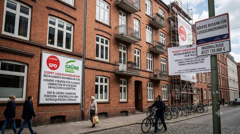 Hamburg’da İzinsiz Lüks Tadilatlara Daha Ağır Para Cezası Geliyor