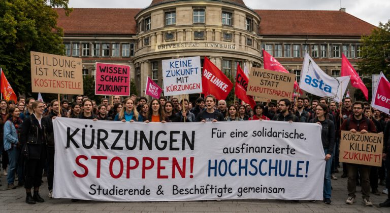Hamburg’da Üniversite Kesintilerine Karşı Protesto Çağrısı