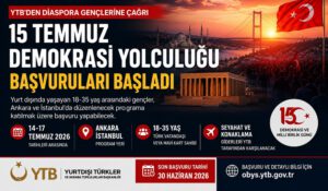 YTB’den diaspora gençlerine Türkiye daveti: Dört günlük demokrasi yolculuğu