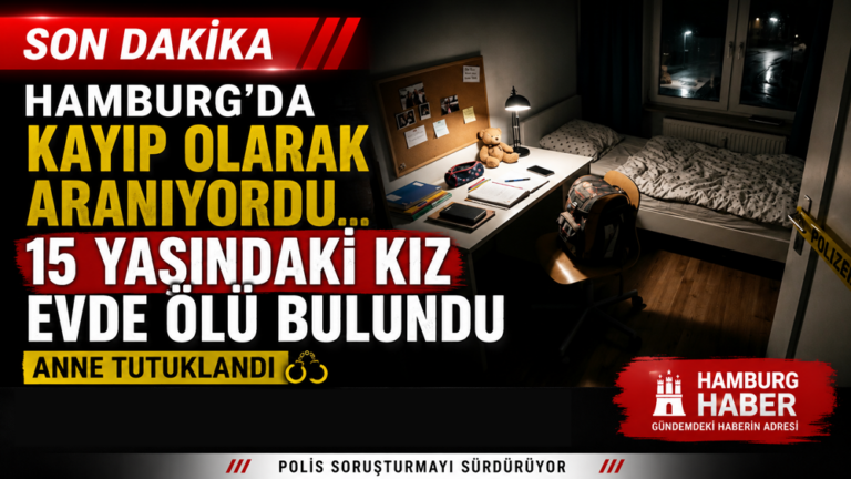 Hamburg-Bramfeld’de 15 Yaşındaki Kızını Öldürdüğü İddiasıyla Anne Tutuklandı