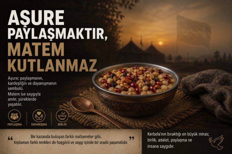Aşure Paylaşmaktır, Matem Kutlanmaz