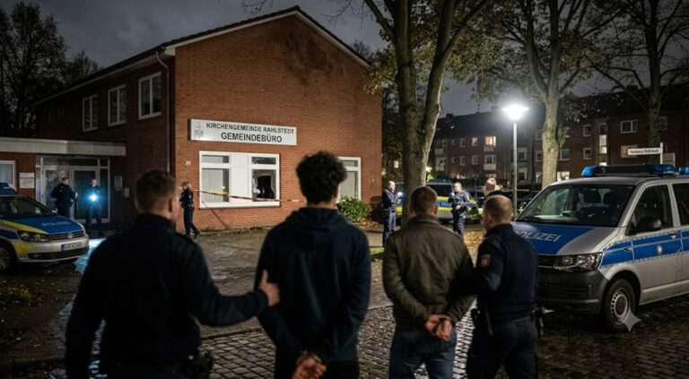 Hamburg’da bir ihbar hırsızları ele verdi: Kilise bürosuna giren iki şüpheli yakalandı