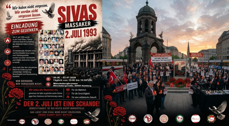 Sivas Katliamı’nın 33. Yılı İçin Hamburg’da Anma Etkinlikleri Düzenleniyor