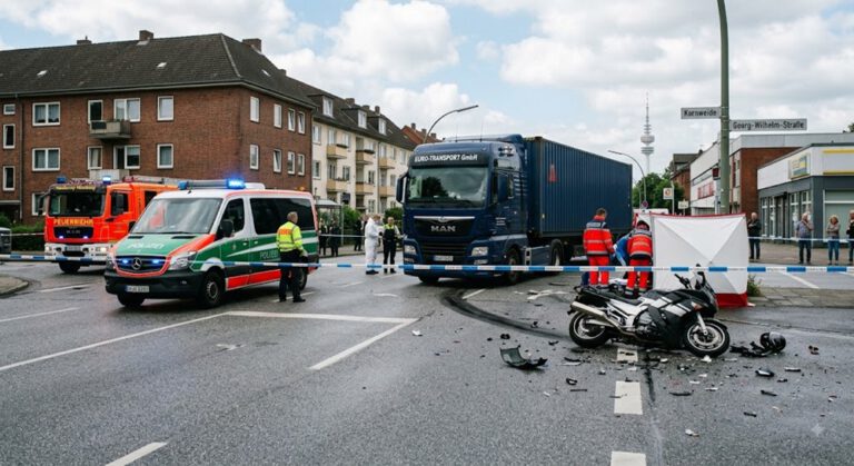 Wilhelmsburg’de ağır kaza: Motosiklet sürücüsü hayatını kaybetti