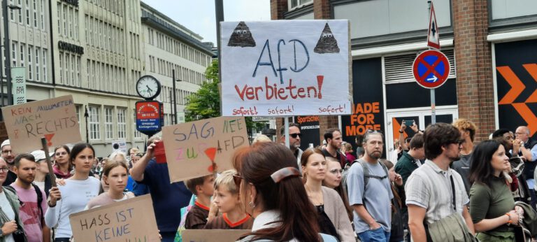 Hamburg’da on binlerce kişi sokağa çıktı: AfD’ye karşı büyük protesto