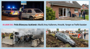 Harburg Bölgesinde Hafta Sonu: Kazalar, Hırsızlık ve Alkollü Sürücüler