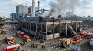 Billbrook’ta kömür bunkerinde yangın: 51 kişi tahliye edildi
