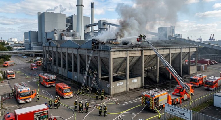 Billbrook’ta kömür bunkerinde yangın: 51 kişi tahliye edildi