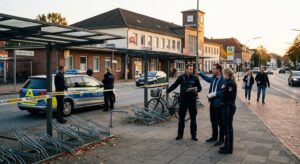 Hamburg Winsen’de bisiklet parkında saldırı