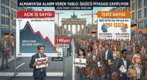 Almanya’da Alarm Veren Tablo: Açık İş Sayısı Son 10 Yılın En Düşük Seviyesinde