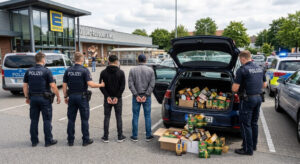 Harburg’da Süpermarkette Kahve Hırsızlığı: 2 Şüpheli Yakalandı